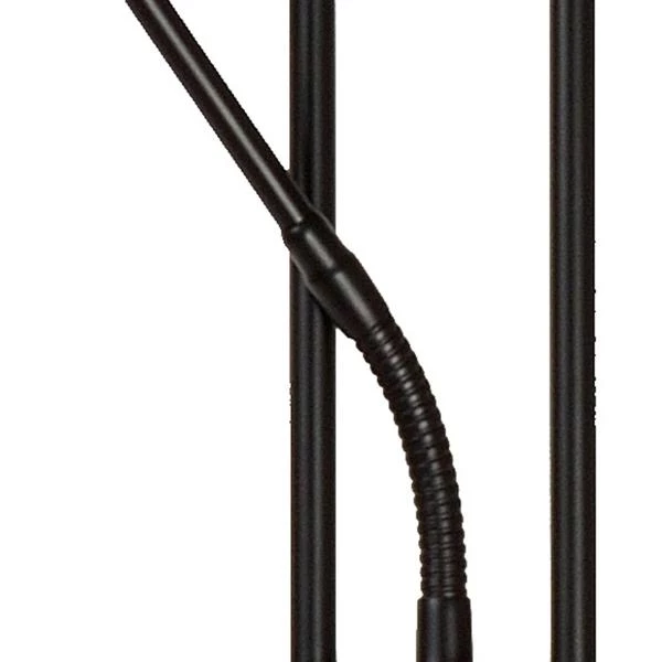 Lucide CHAMPION-LED - Floor reading lamp - Ø 30 cm - LED Dim. - 3000K - Black - detail 2